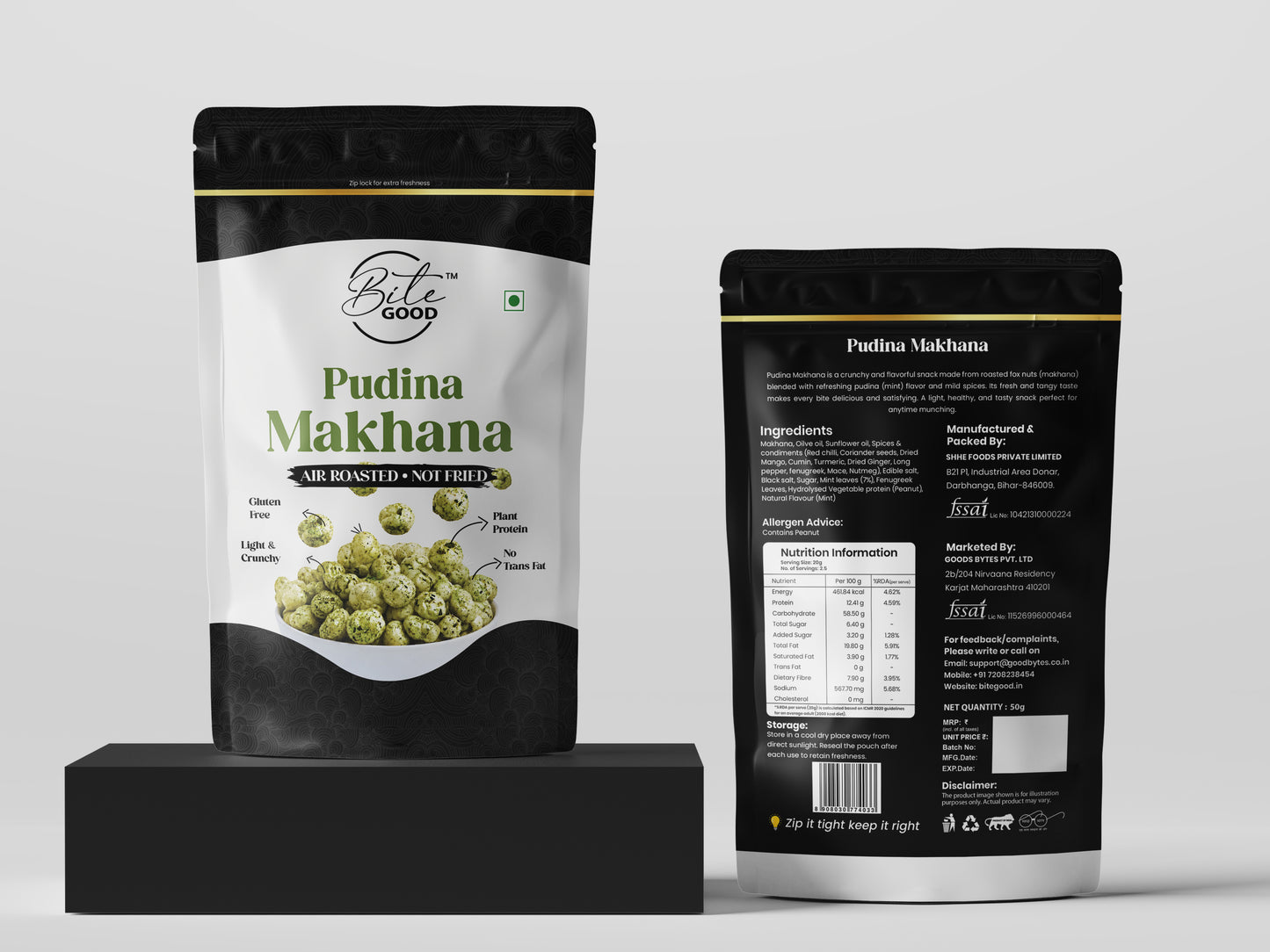 Pudina Makhana